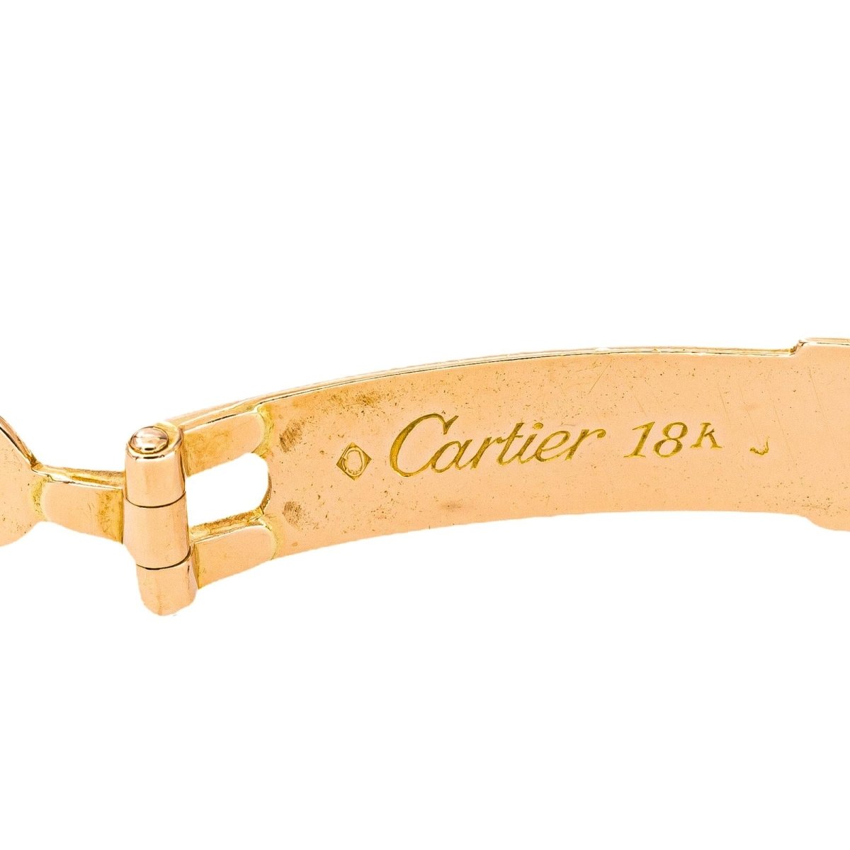 Cartier Montre Tank Louis Or jaune Saphir - Castafiore