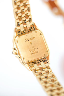 Cartier Panthère "Sunrise" Or Jaune & Nacre - Petit Modèle - 1998 (full set) - Castafiore