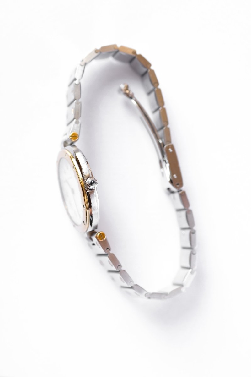 Cartier Santos "Vendôme" Or & Acier - Grand Modèle - v. 1980 - Castafiore