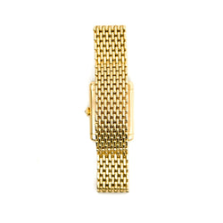 Montre CARTIER Tank Louis M en or jaune et diamants