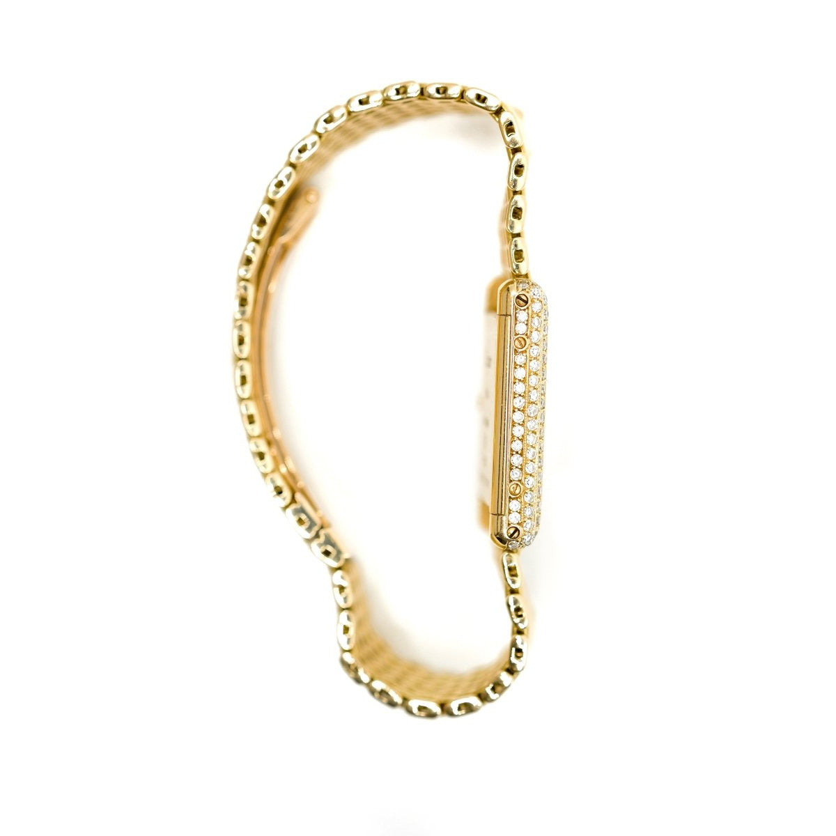 Cartier Tank Louis - Diamants "grain de riz" - Mécanique - Castafiore