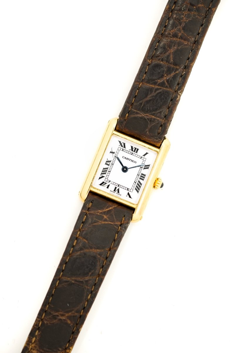 Cartier Tank Louis Médium - v. 1990 (papiers SAV) - Castafiore