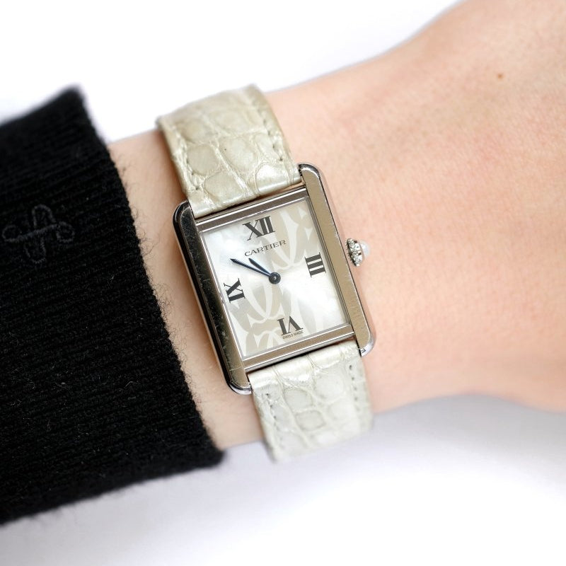 Cartier Tank Solo "siglée" Acier - 2008 (full set) - Castafiore