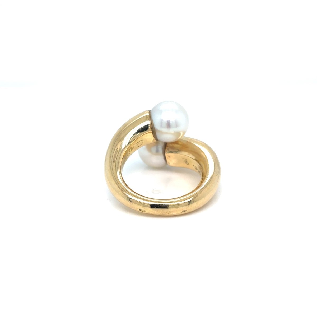 Cartier Toi & Moi Pearl Ring in 18 Karat Yellow Gold, 1996 - Castafiore