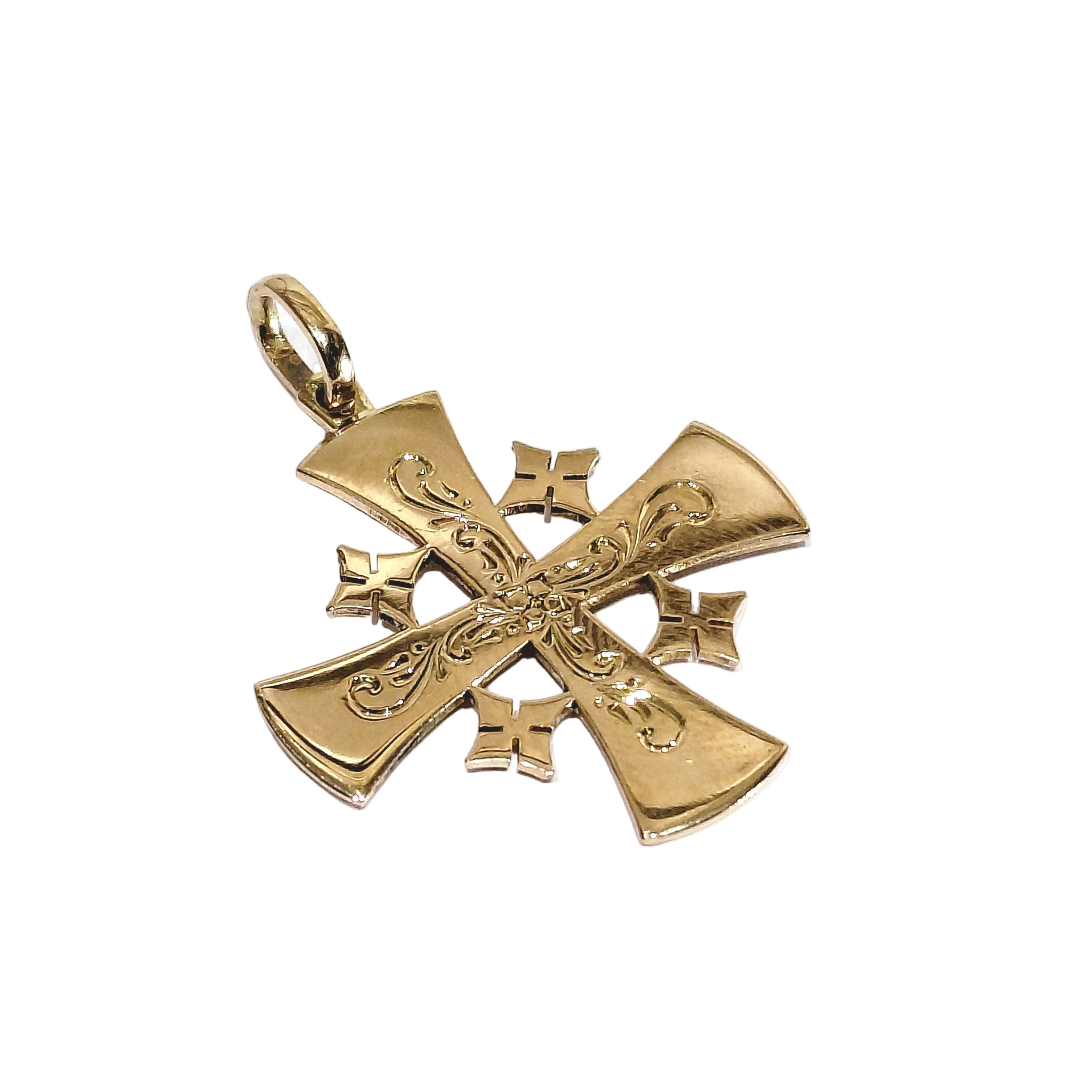 Pendentif en or rose