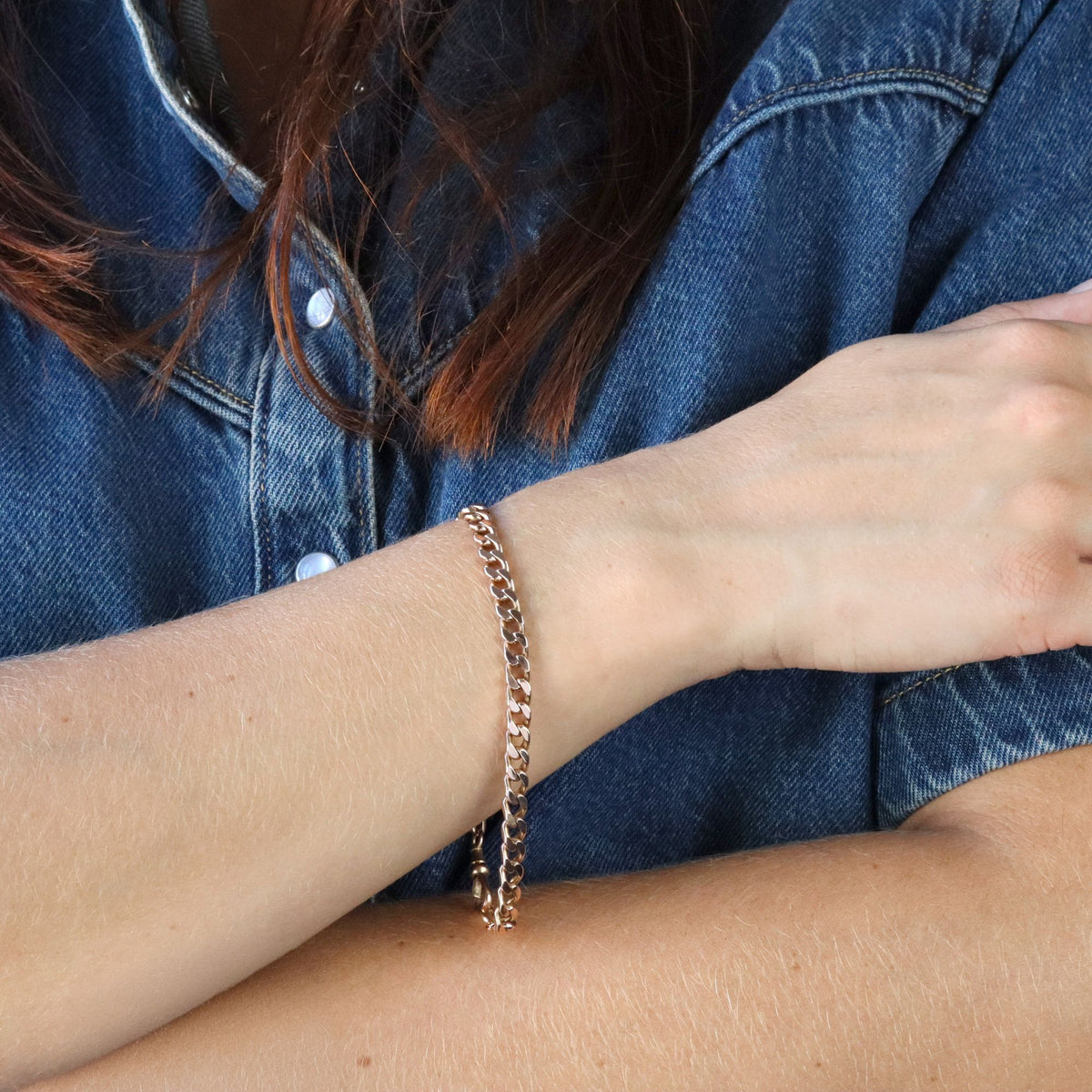 Bracelet Maille en or rose