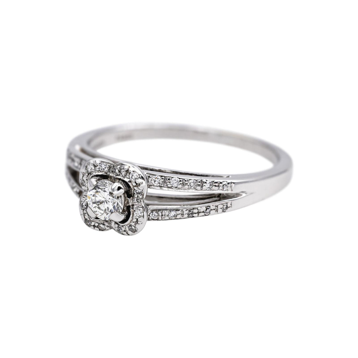 Mauboussin Bague Chance of Love Or blanc Diamant