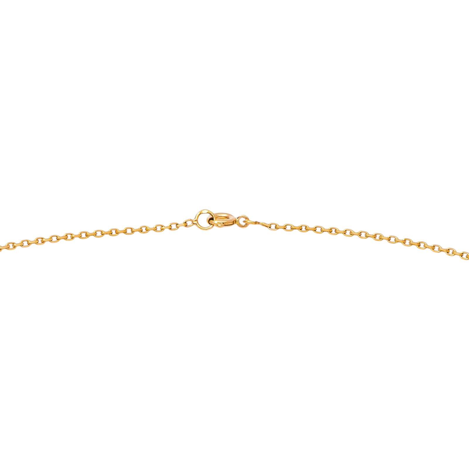 Collier Maille forçat Or jaune
