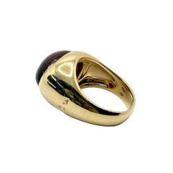 Bague Dôme POMELLATO en or jaune et grenat