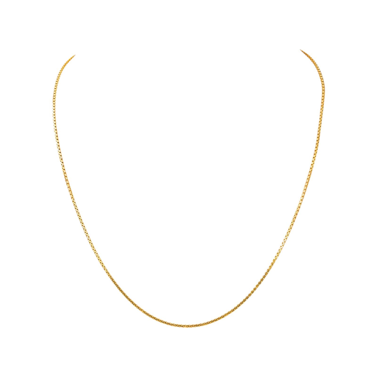 Collier Maille forçat Or jaune