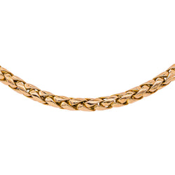 Collier Maille tressée Or rose