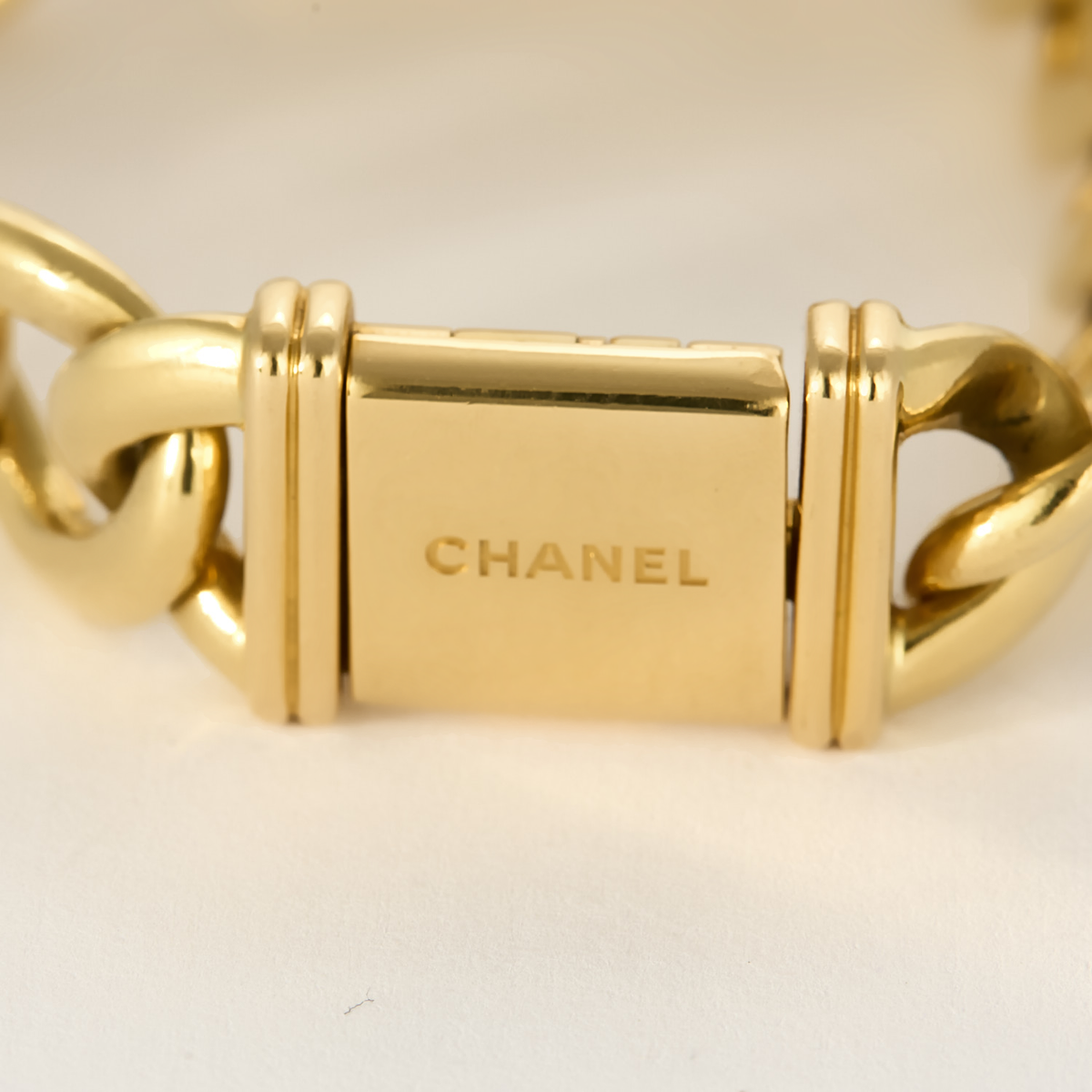 Montre CHANEL Première Chaîne Gourmette en or jaune