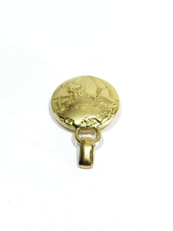 Pendentif Globe Terrestre en or jaune
