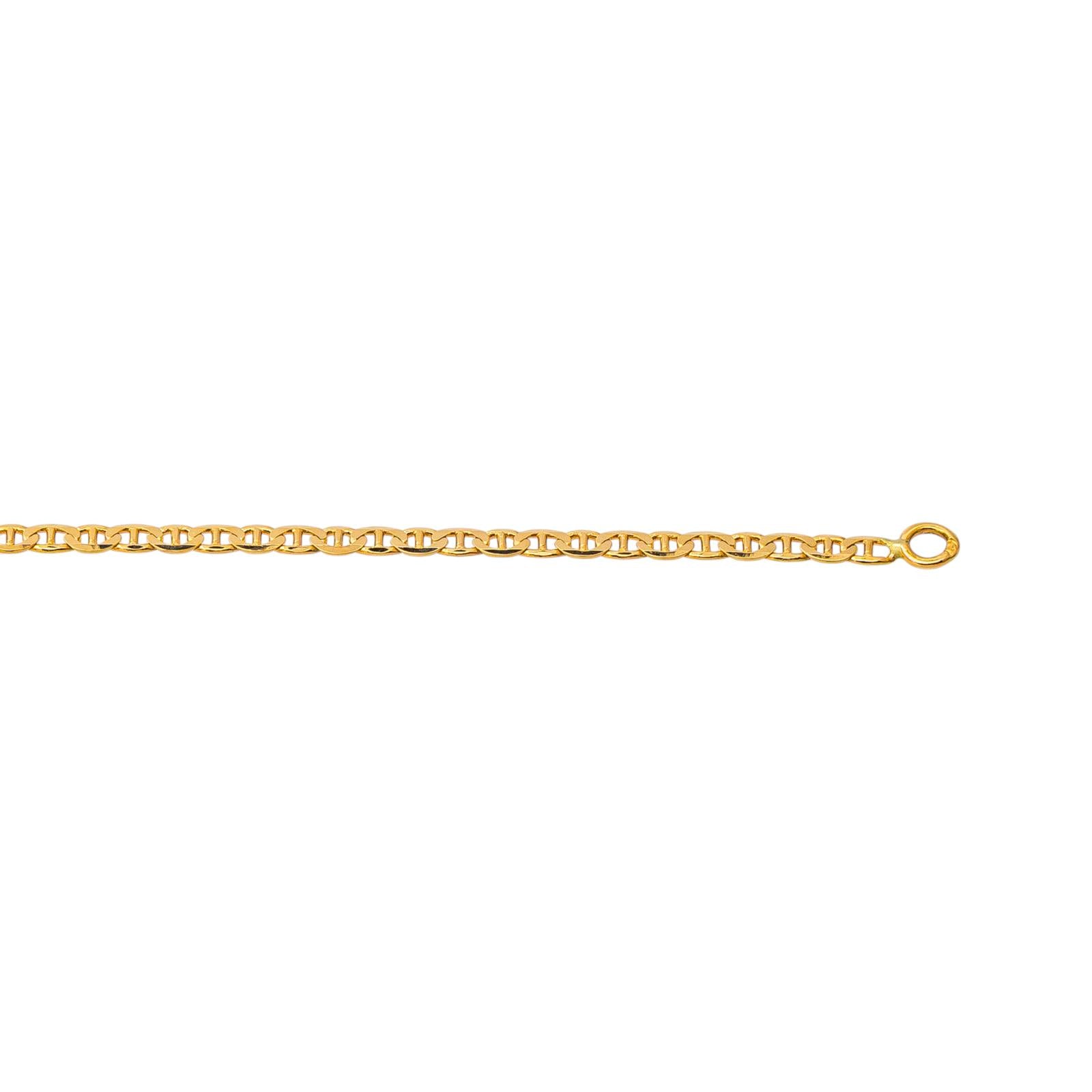 Collier  Maille marine  Or jaune