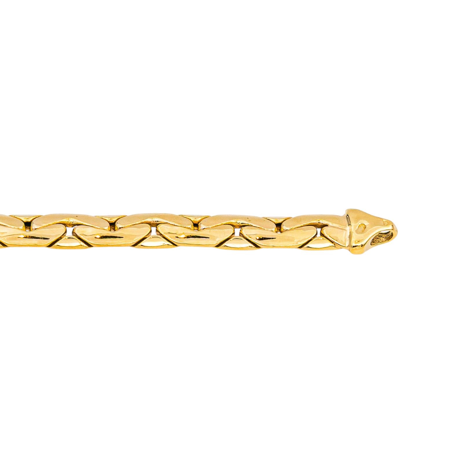 Collier Maille haricot Or jaune