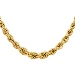 Collier Maille corde Or jaune