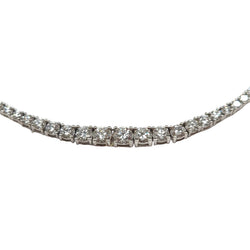Collier Rivière en or blanc et diamants