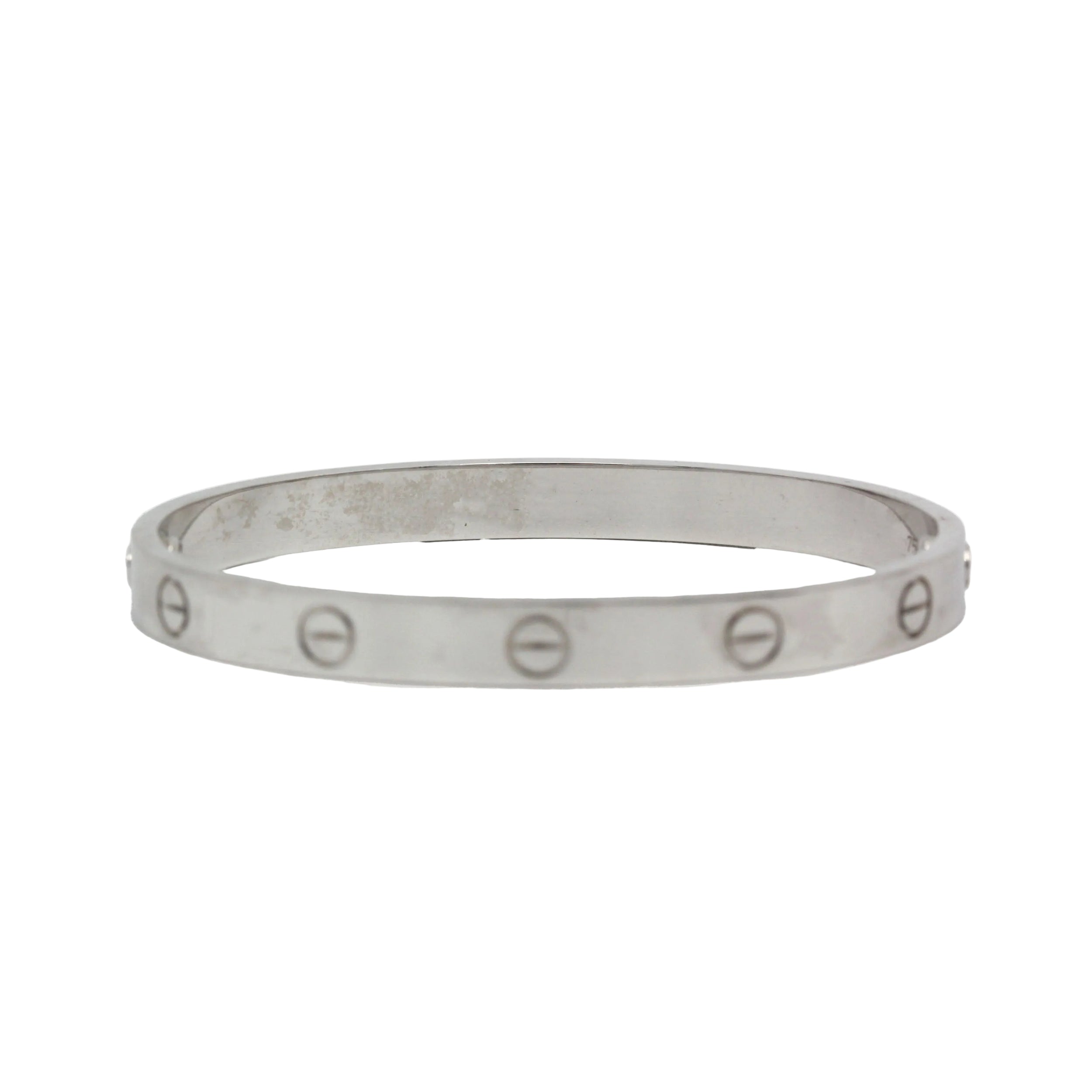 Bracelet Jonc CARTIER "Love" en or blanc