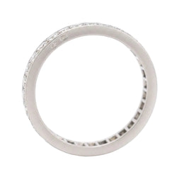 Bague Alliance en or blanc et diamants