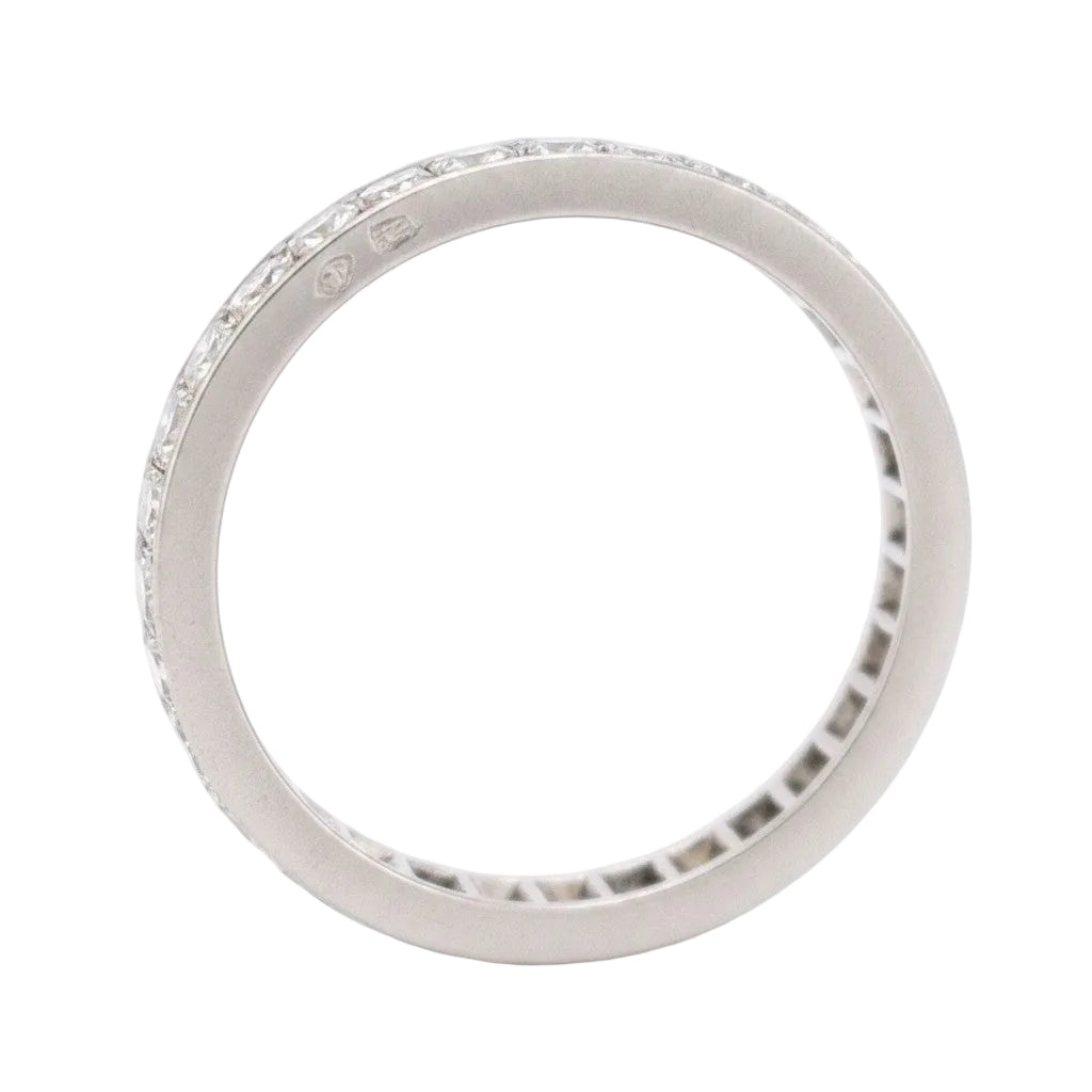 Bague Alliance en or blanc et diamants