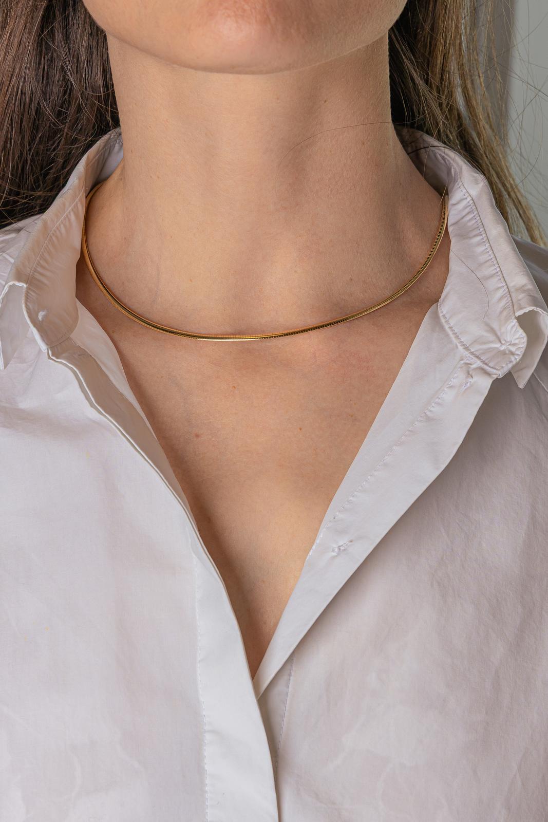 Collier Maille omega Or jaune