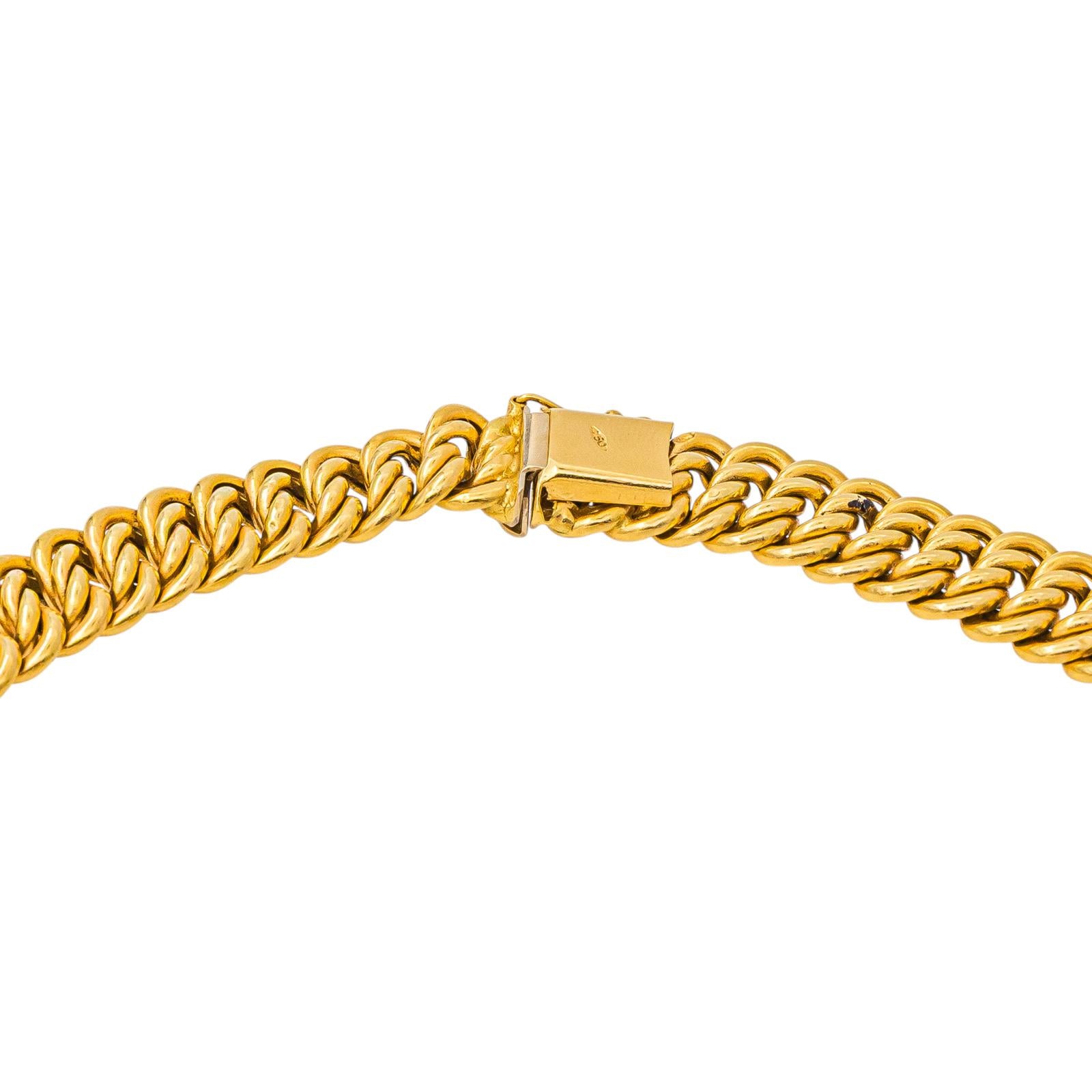 Collier Maille Américaine Or jaune