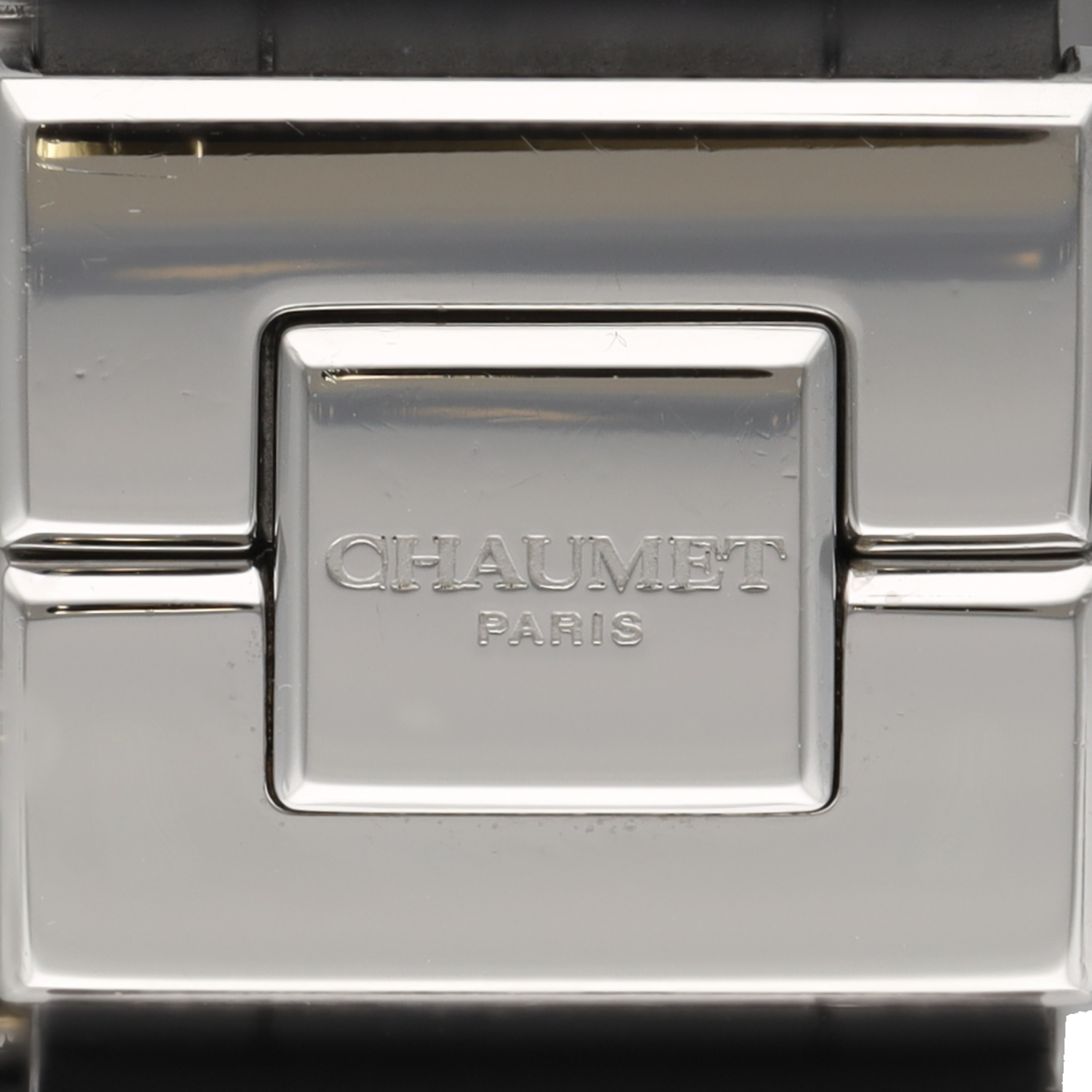 Montre CHAUMET "Class One" en acier et diamants