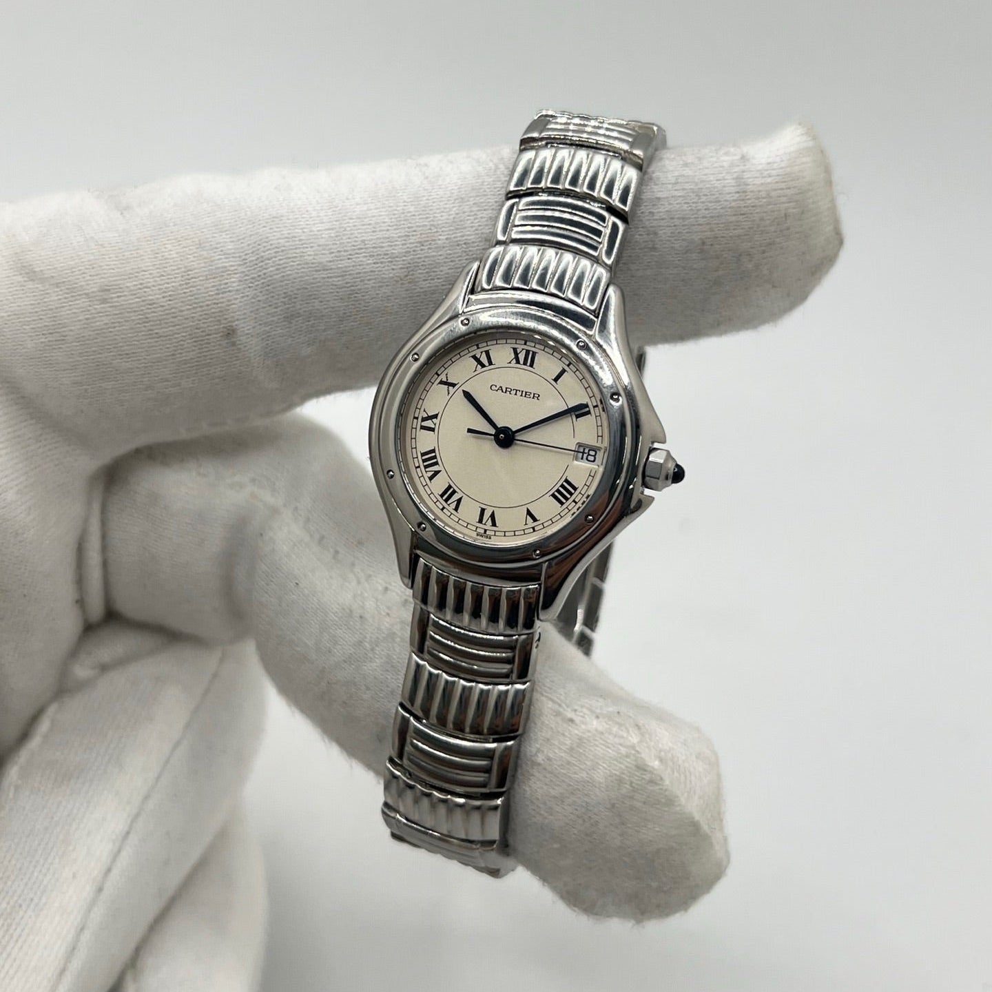Montre CARTIER "Cougar" en acier