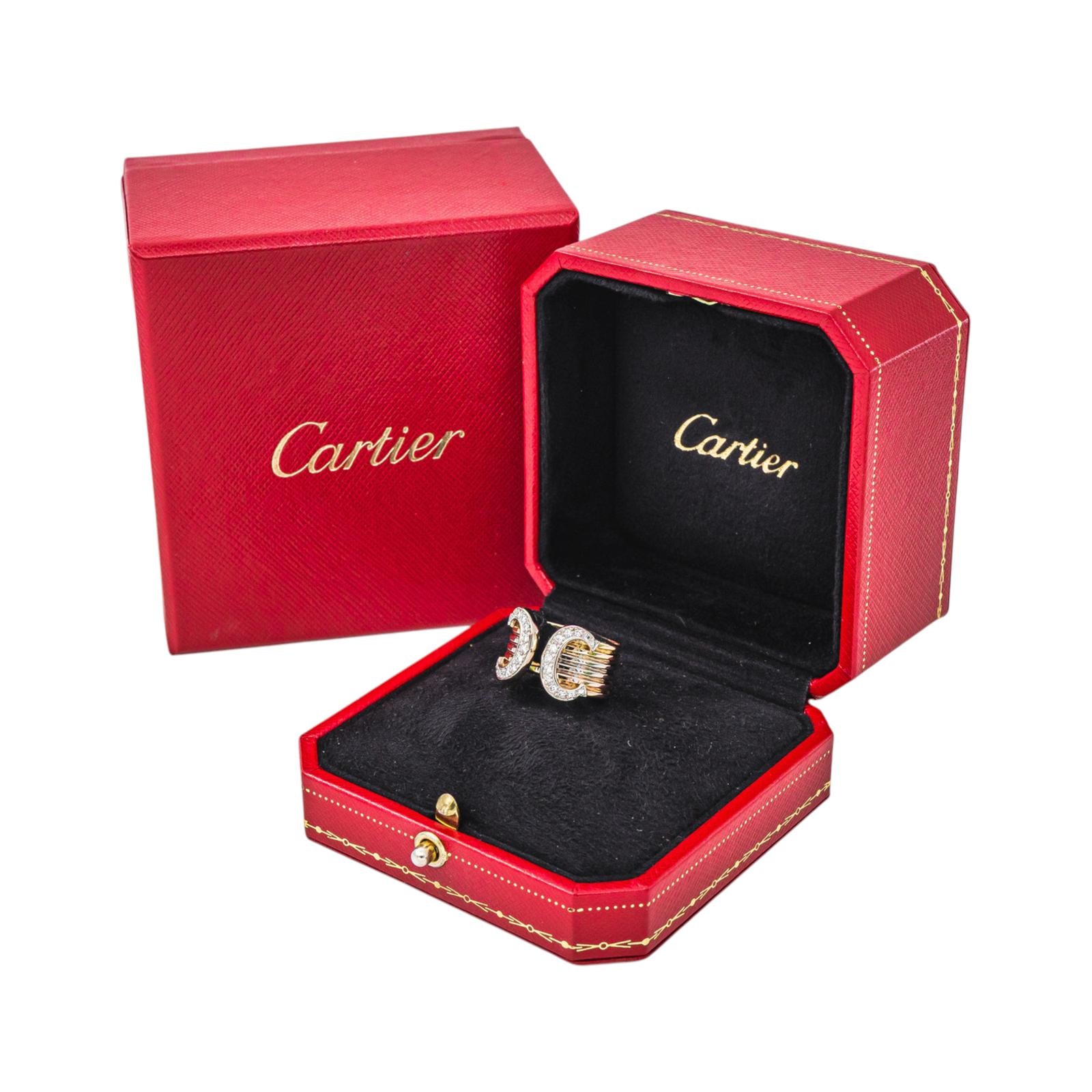 Cartier Bague C de Cartier Or jaune Diamant