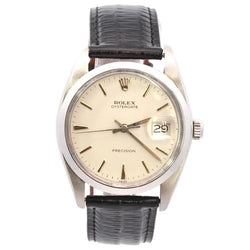 Montre ROLEX "OysterDate Precision" en cuir