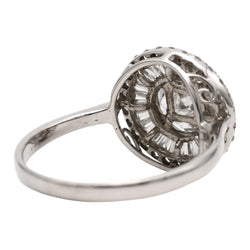 Bague Entourage en or blanc et diamants