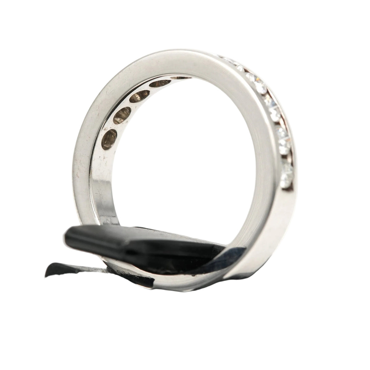 Bague Alliance en or blanc et diamants