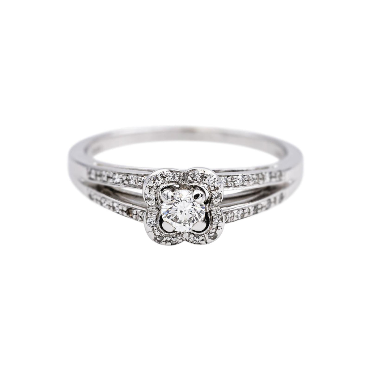 Mauboussin Bague Chance of Love Or blanc Diamant