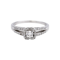Mauboussin Bague Chance of Love Or blanc Diamant