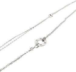 Collier Cartier, « Love», or blanc, diamants.