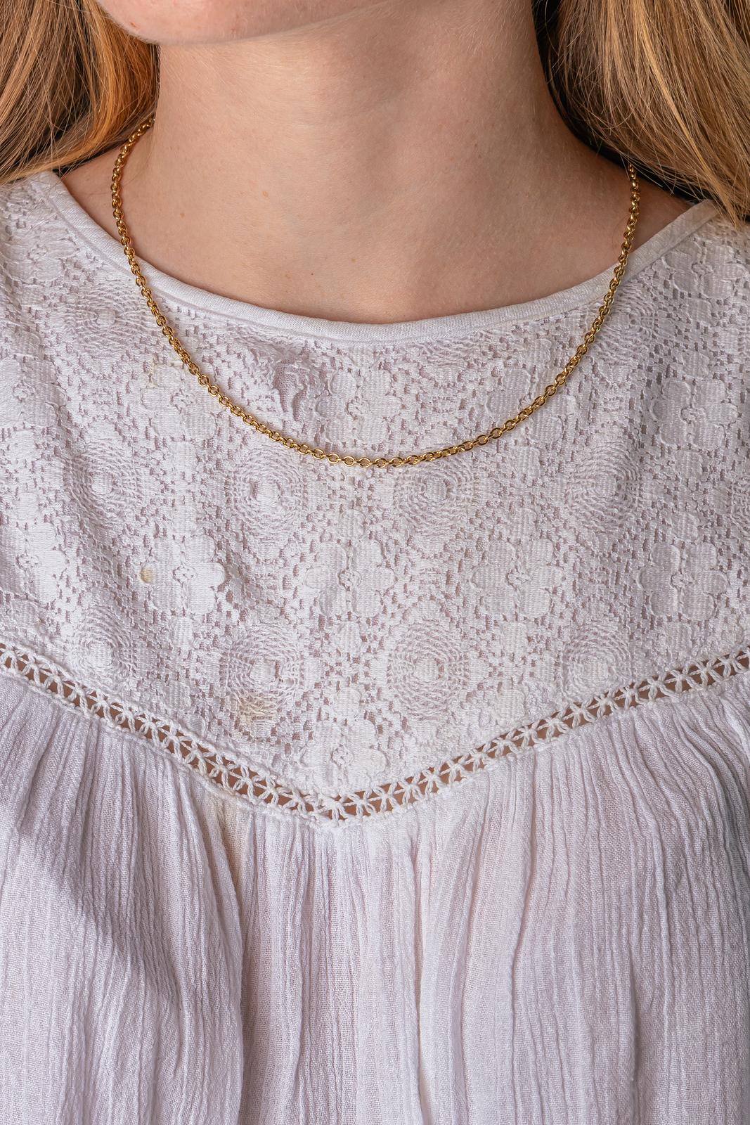 Collier Maille Forçat Or jaune
