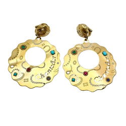 Boucles d'oreilles Pendantes CHANTECLER en or jaune