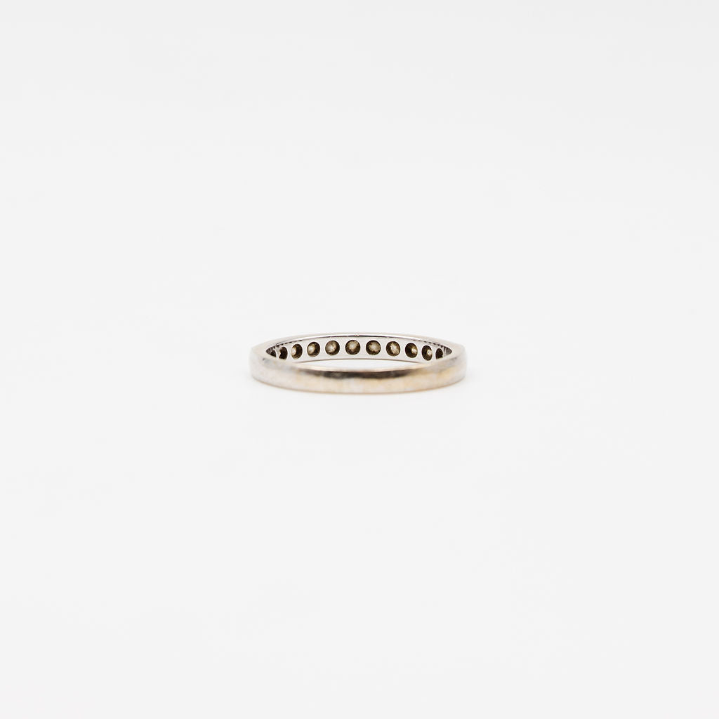 Bague Alliance en or blanc et diamants