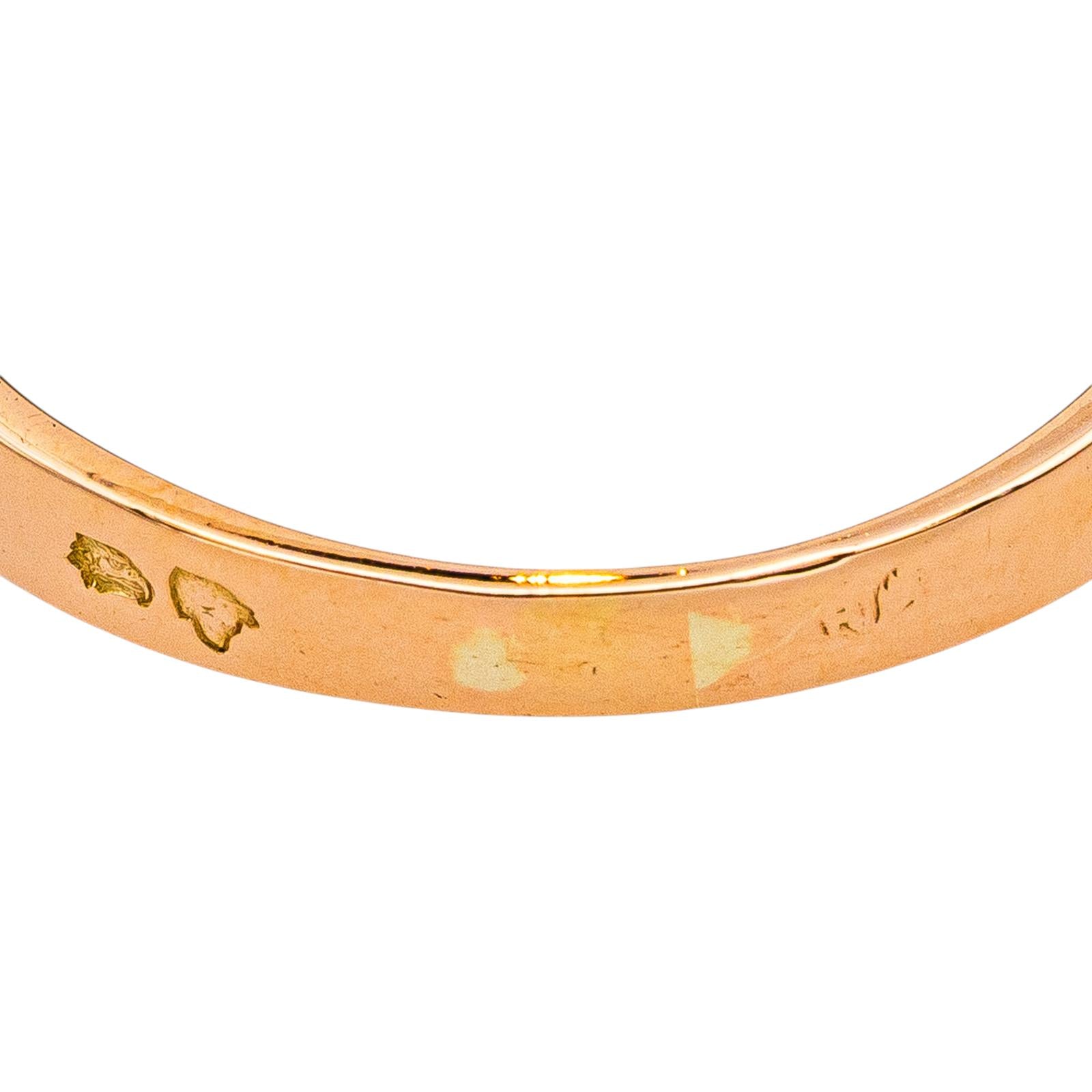 Bague Solitaire Or rose Diamant