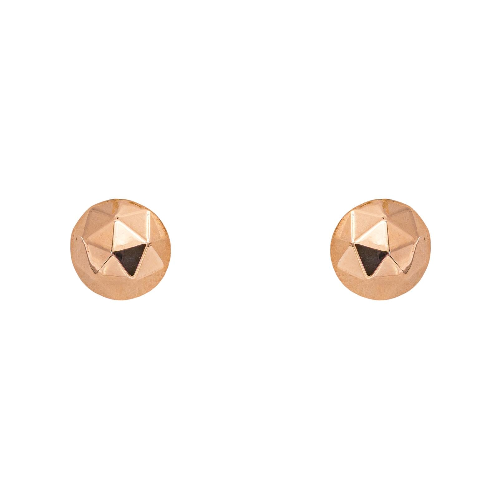Boucles d'oreilles  Puces  Or rose