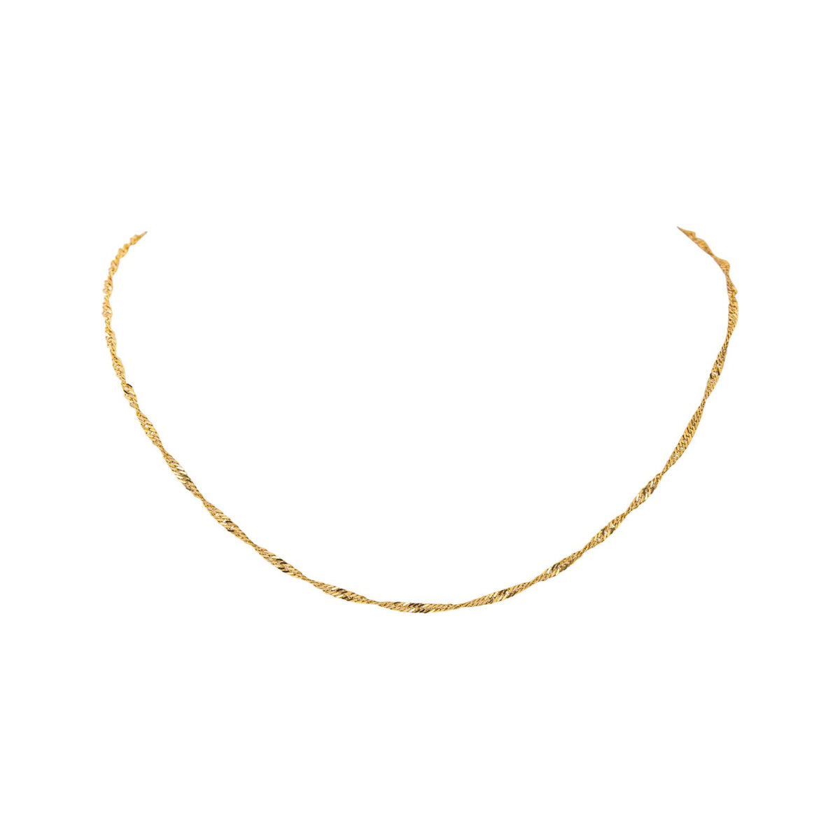 Collier Maille torsadée Or jaune