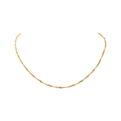 Collier Maille torsadée Or jaune