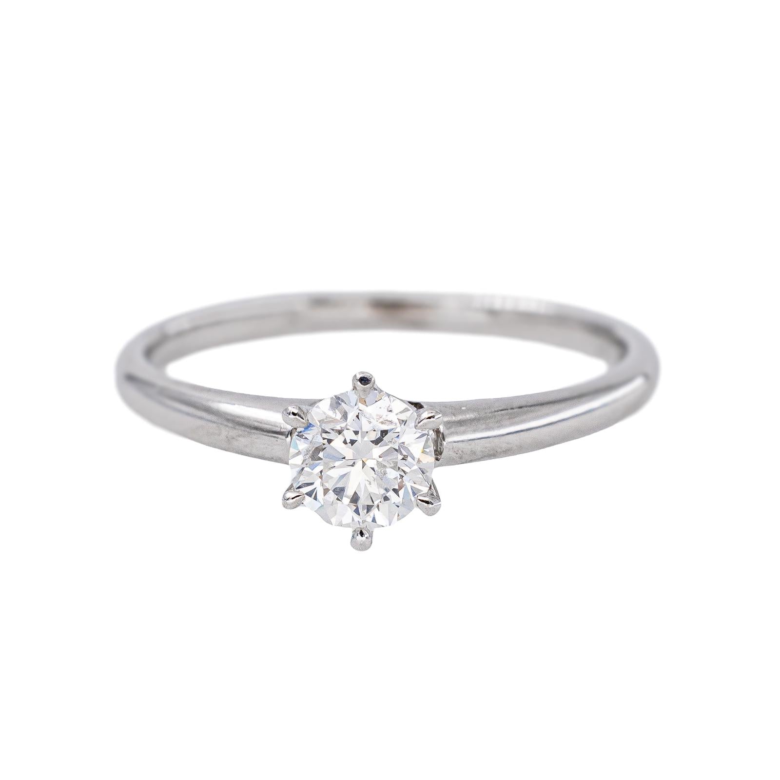 Bague Solitaire Or blanc Diamant