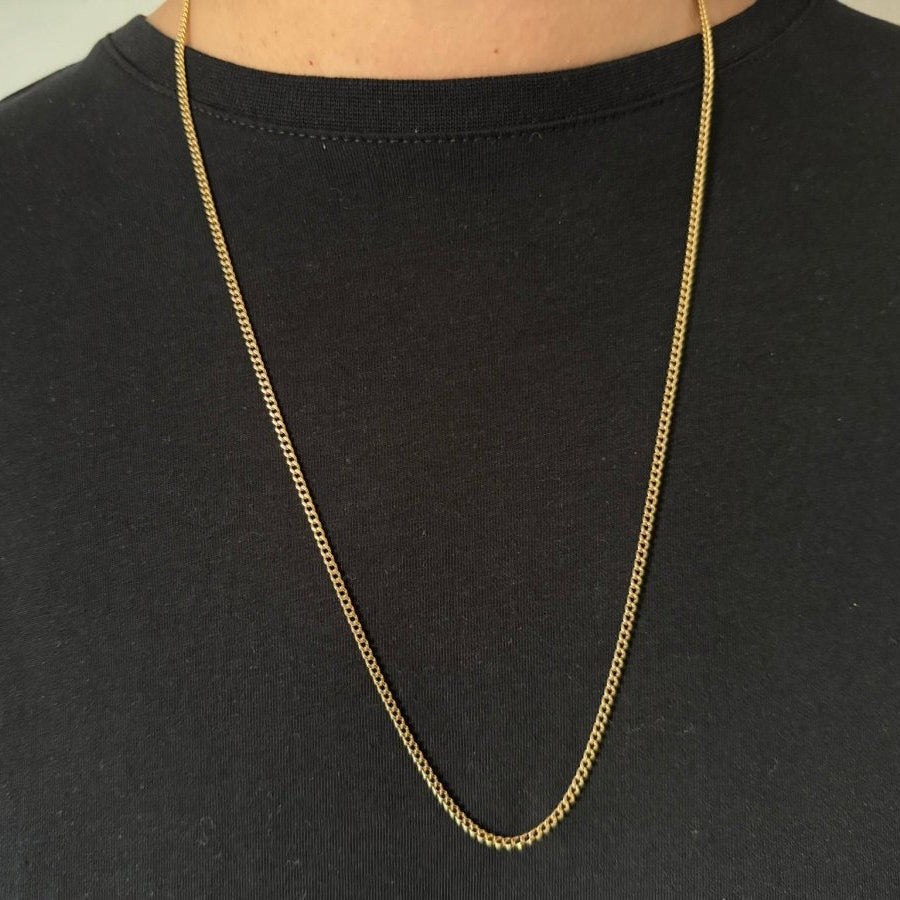 Chaine en or jaune, maille gourmette - Castafiore