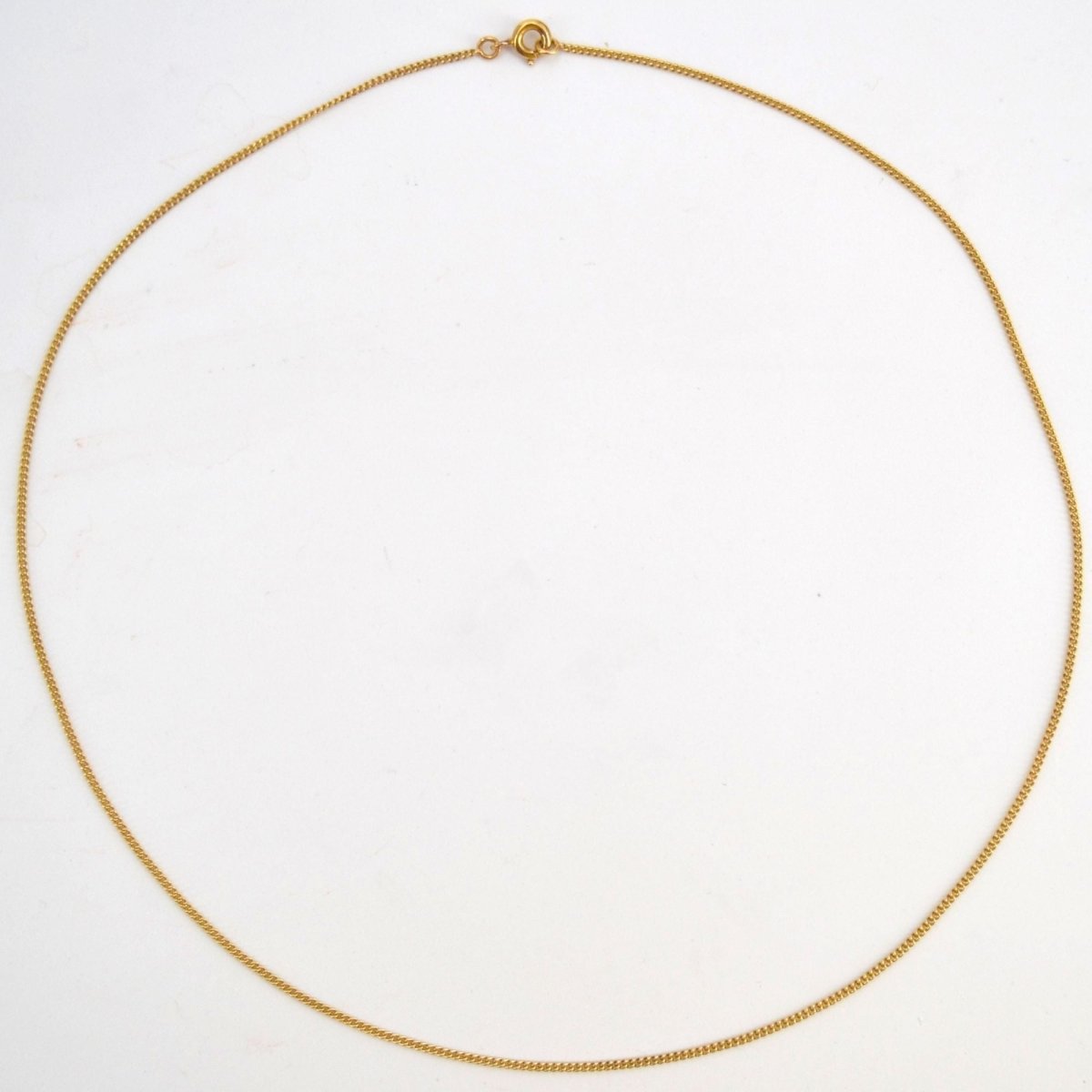 Chaine gourmette or jaune - Castafiore