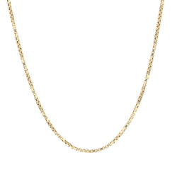 Chaine maille cube en or jaune - Castafiore