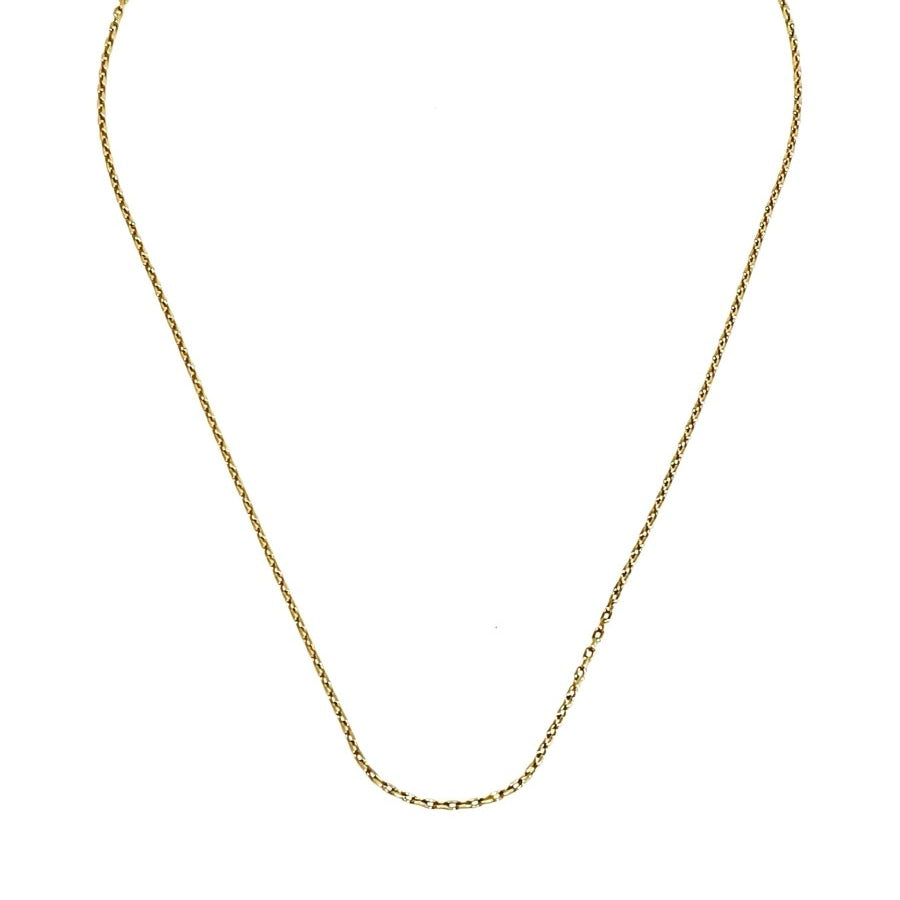 Chaîne Maille forçat en or jaune - Castafiore