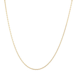 Chaine maille forçat limée or jaune - Castafiore