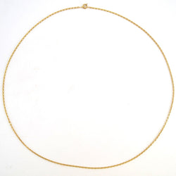 Chaine maille forçat limée or jaune - Castafiore