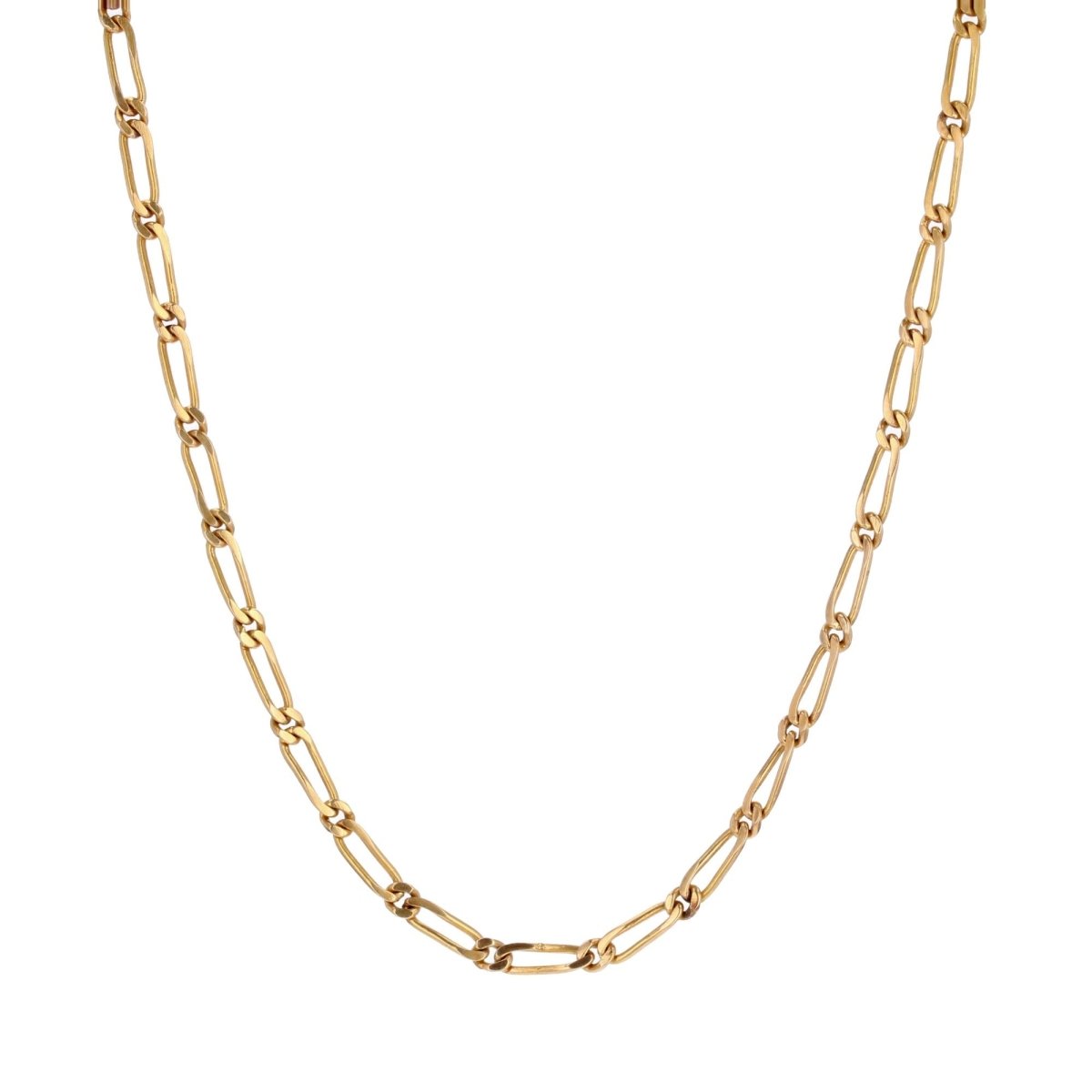 Chaine maille gourmette en or jaune - Castafiore